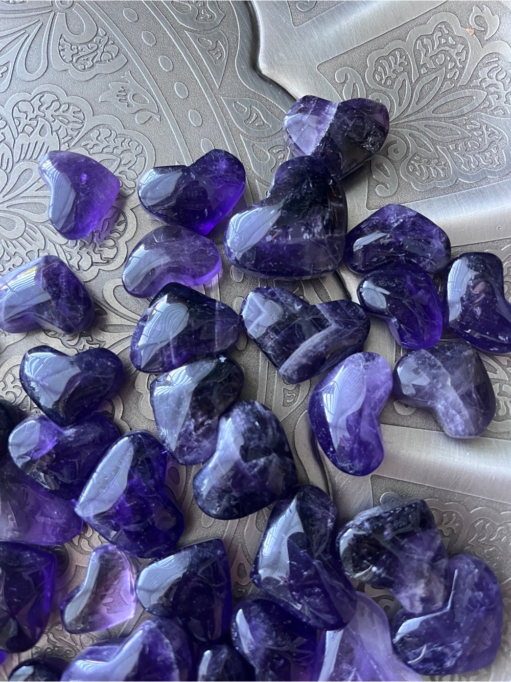 Amethyst heart - Picture 3 of 8